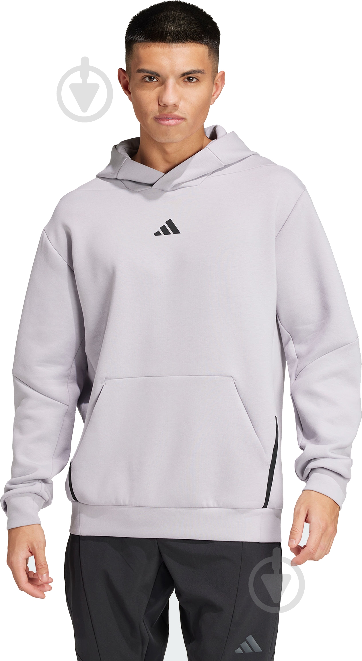 Джемпер Adidas D4T PULL OVER H IY1120 р.M серый - фото 1