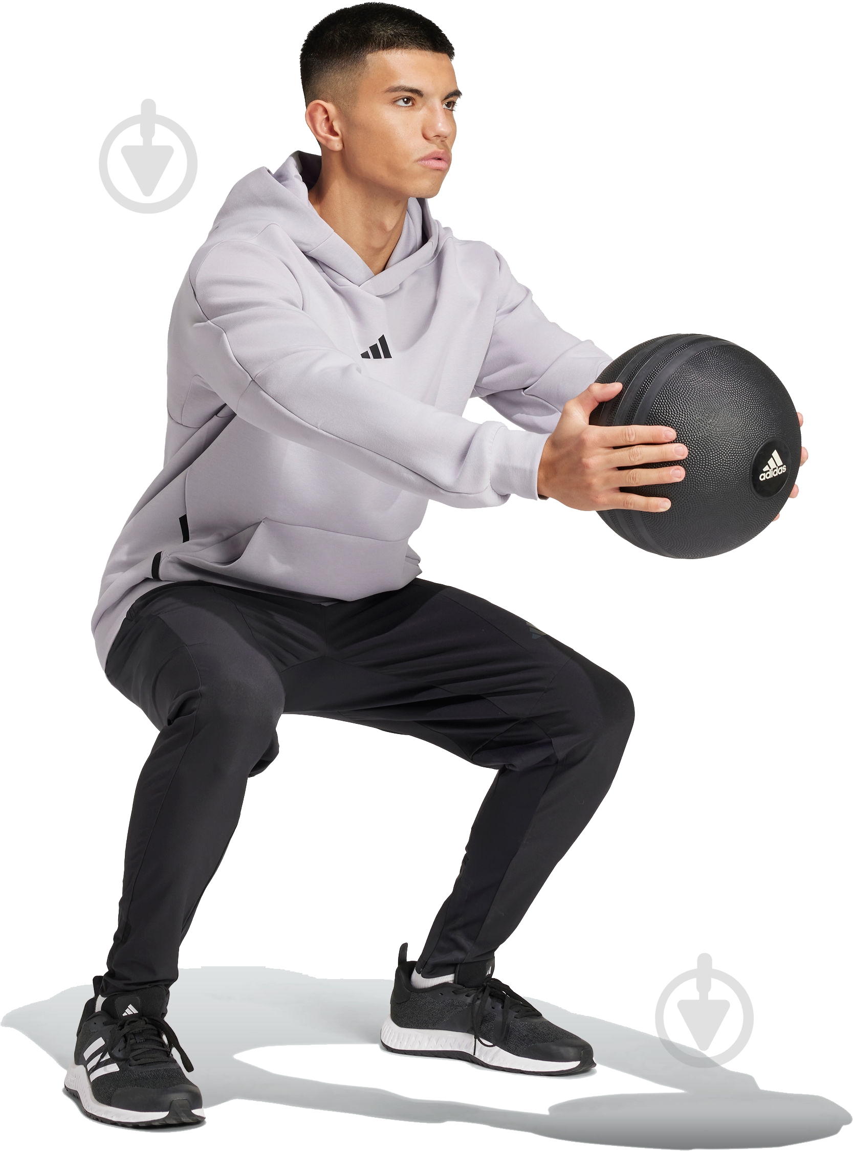 Джемпер Adidas D4T PULL OVER H IY1120 р.M серый - фото 5