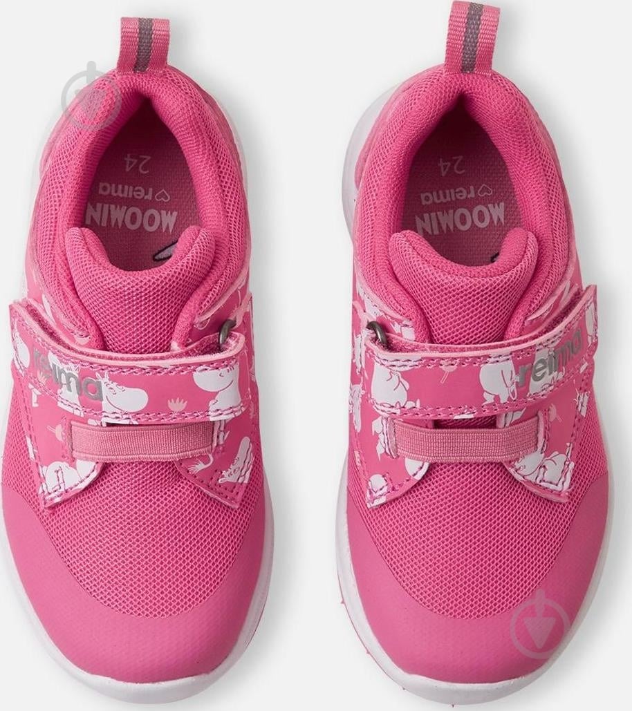 Кроссовки для девочек демисезонные Reima Moomin 5400129M-3431 р.25 розовые - фото 3 Кроссовки для девочек демисезонные Reima Moomin 5400129M-3431 р.25 розовые - фото 3