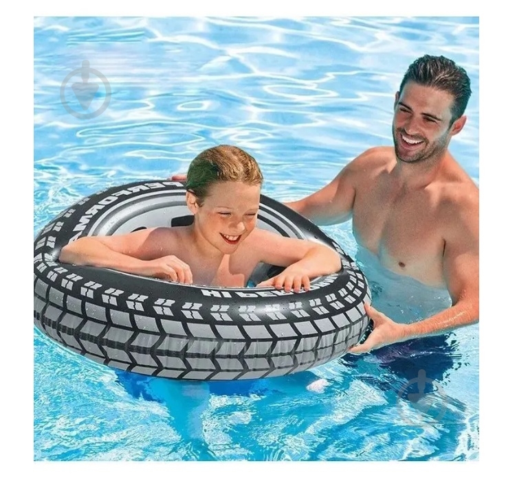 Круг надувной Intex ø91 Шина 59252 - фото 2 Круг надувной Intex ø91 Шина 59252 - фото 2