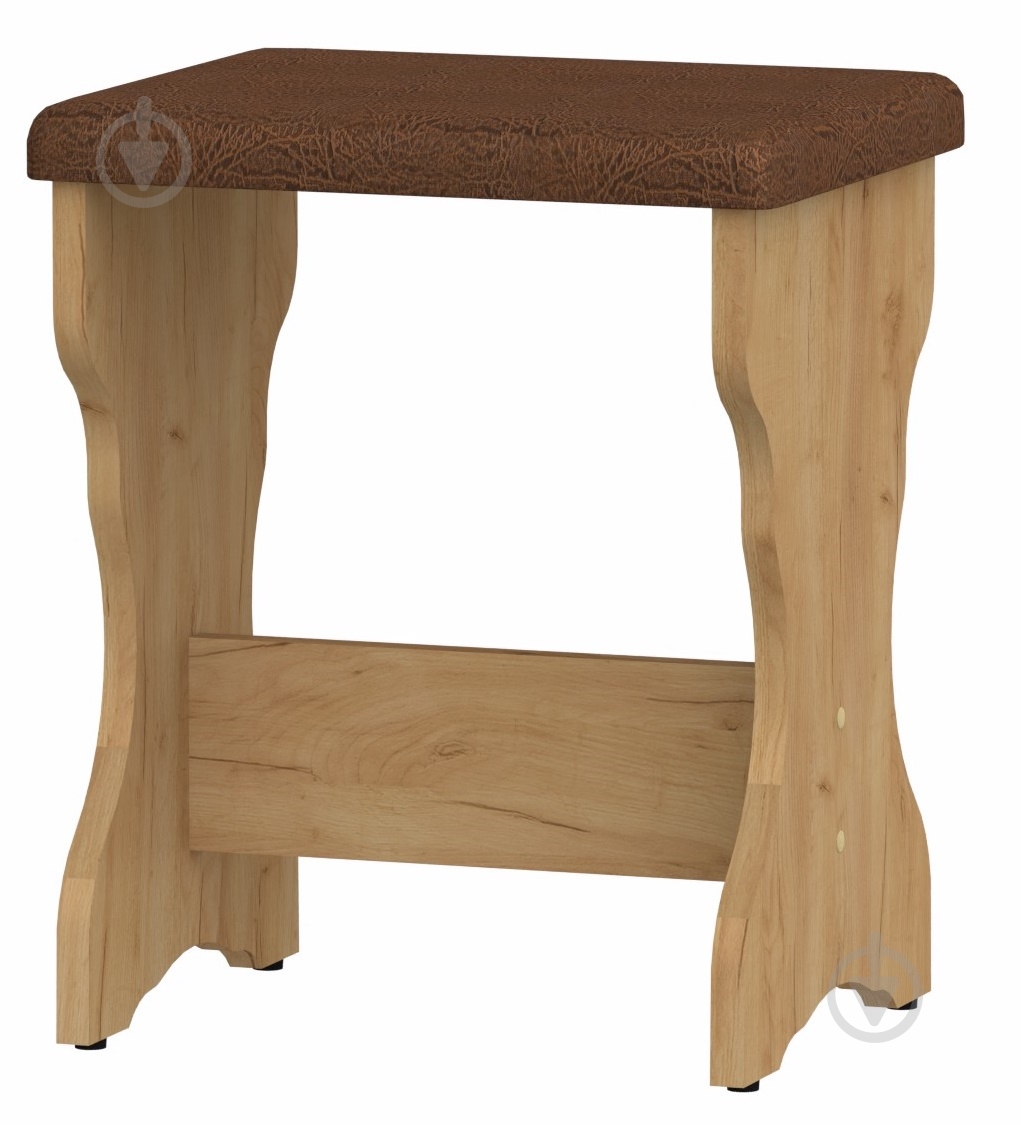 Табурет Компанит Т-2 бронза / дуб крафт золотой - фото 1