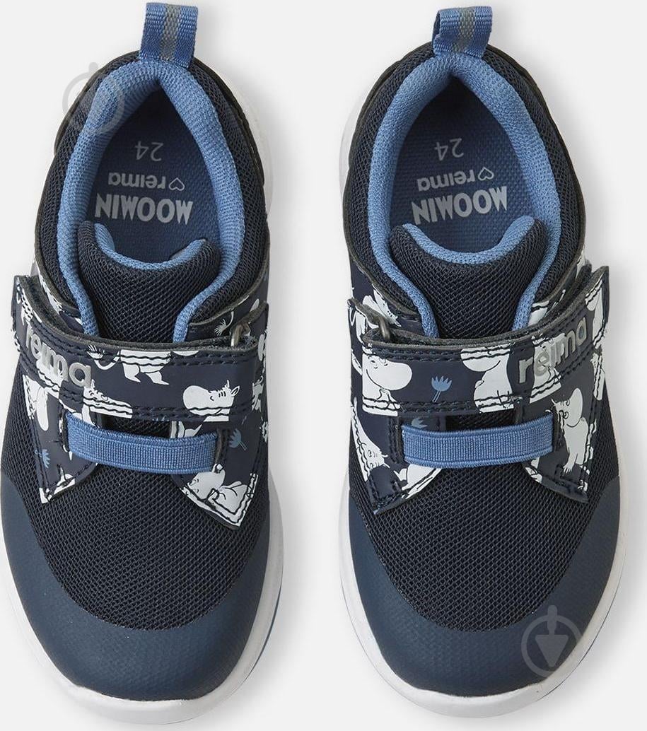 Кроссовки демисезонные Reima Moomin 5400129M-6981 р.22 темно-синие - фото 3