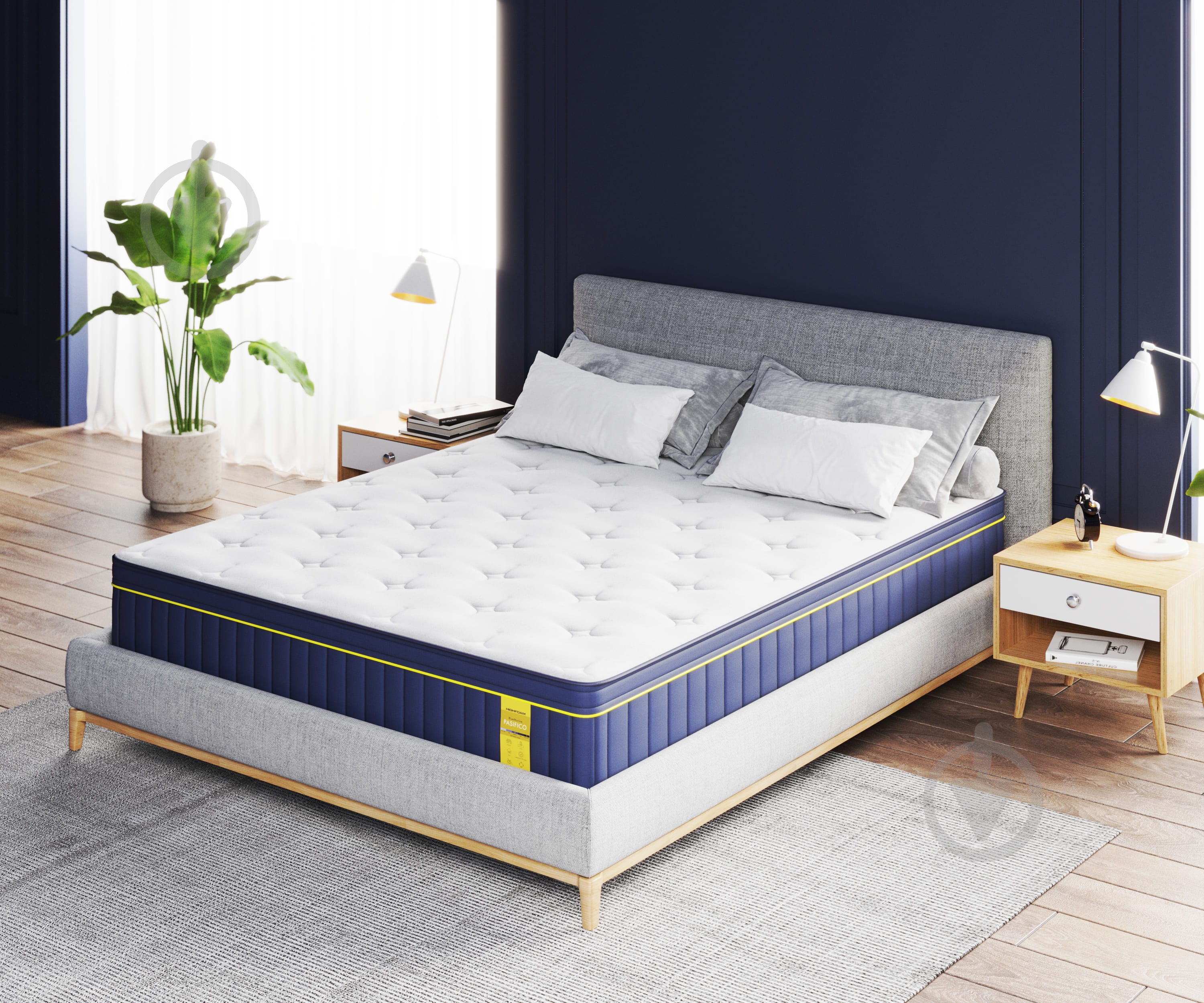 Матрац ортопедичний Bluemarine Atlantico Highfoam 160x200 см - фото 6