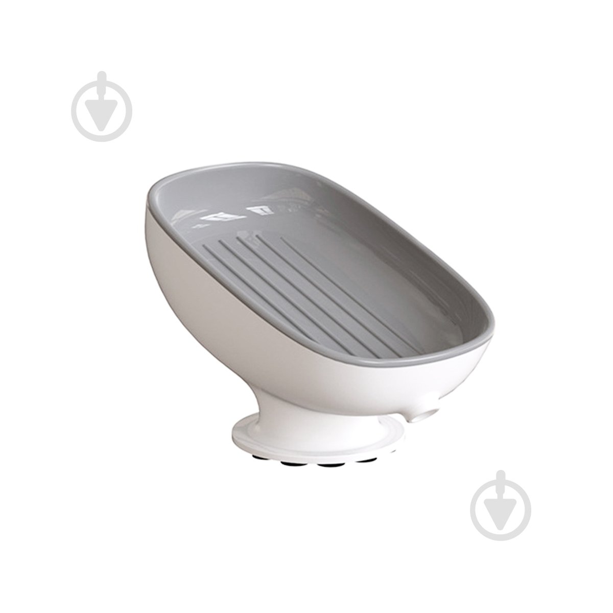 Мильниця МВМ BP-38 WHITE/GRAY - фото 1 Мильниця МВМ BP-38 WHITE/GRAY - фото 1