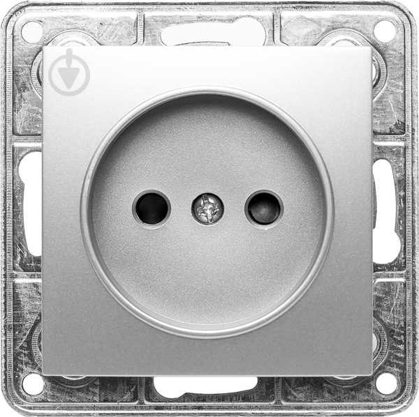 Розетка LXL Tesla LXL3514A сріблястий 8536699090 - фото 1