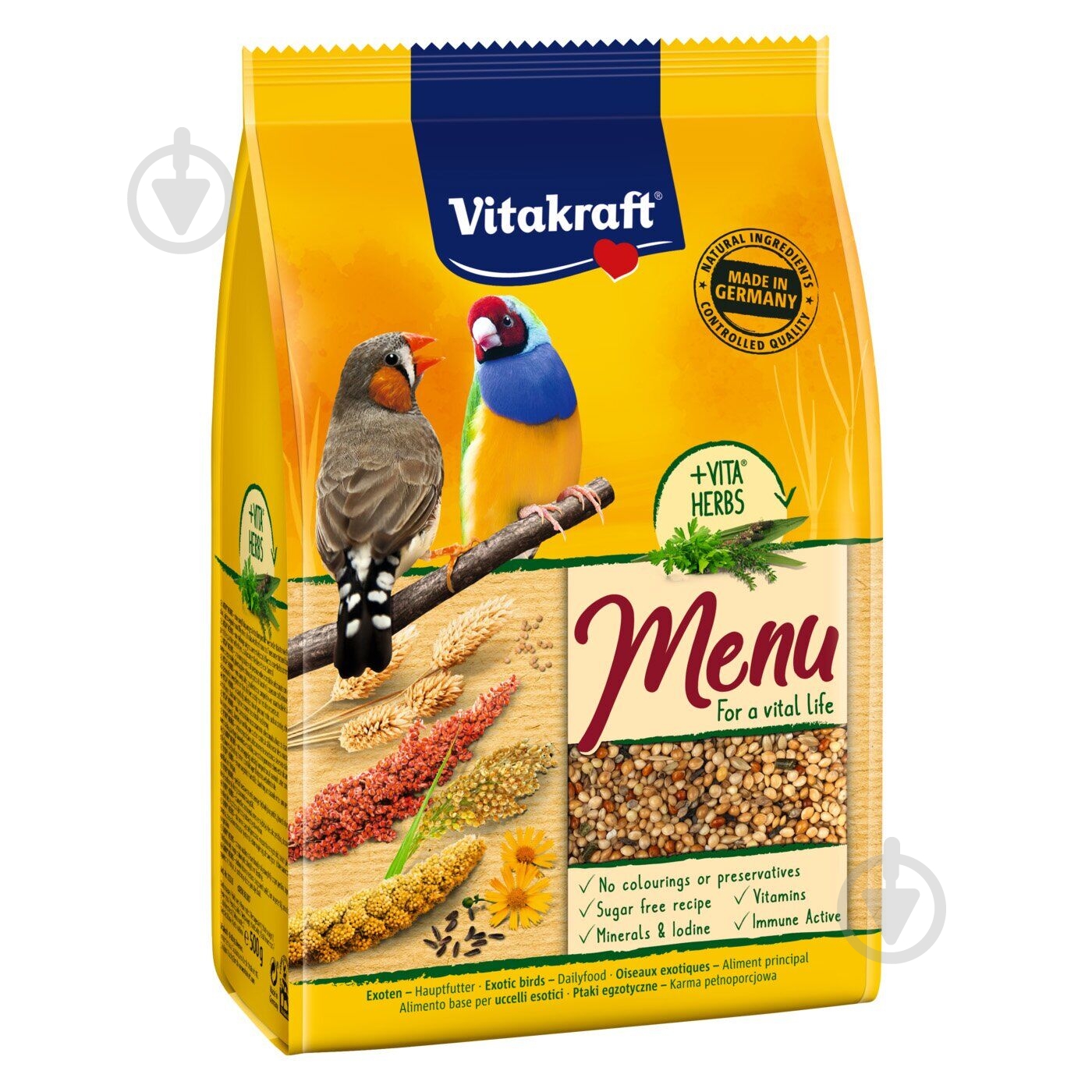 Корм Vitakraft Menu Exotis 1 кг 21323 - фото 1 Корм Vitakraft Menu Exotis 1 кг 21323 - фото 1