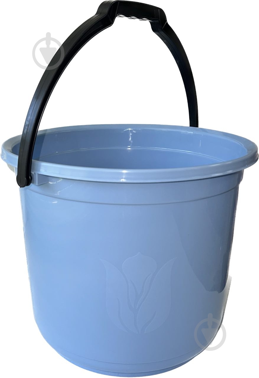 Ведро обычное 12 л лазурный - фото 1