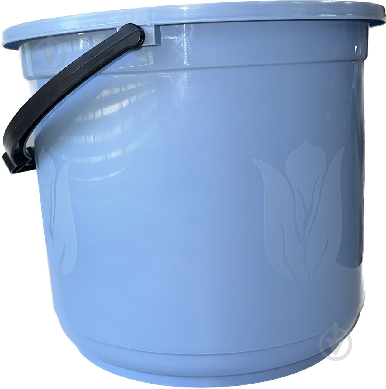 Ведро обычное 12 л лазурный - фото 2
