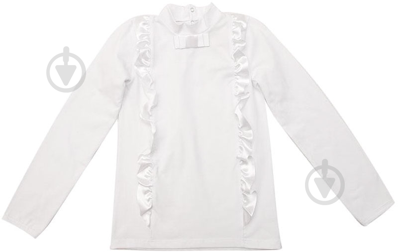 Блуза Minikin р.140 белый 171101 - фото 1
