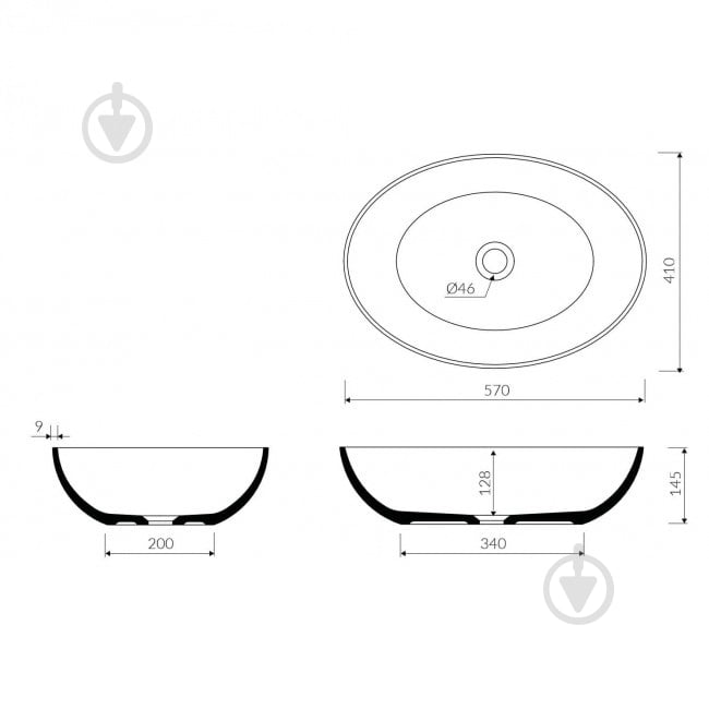 Умывальник Marmorin Birma II - фото 3