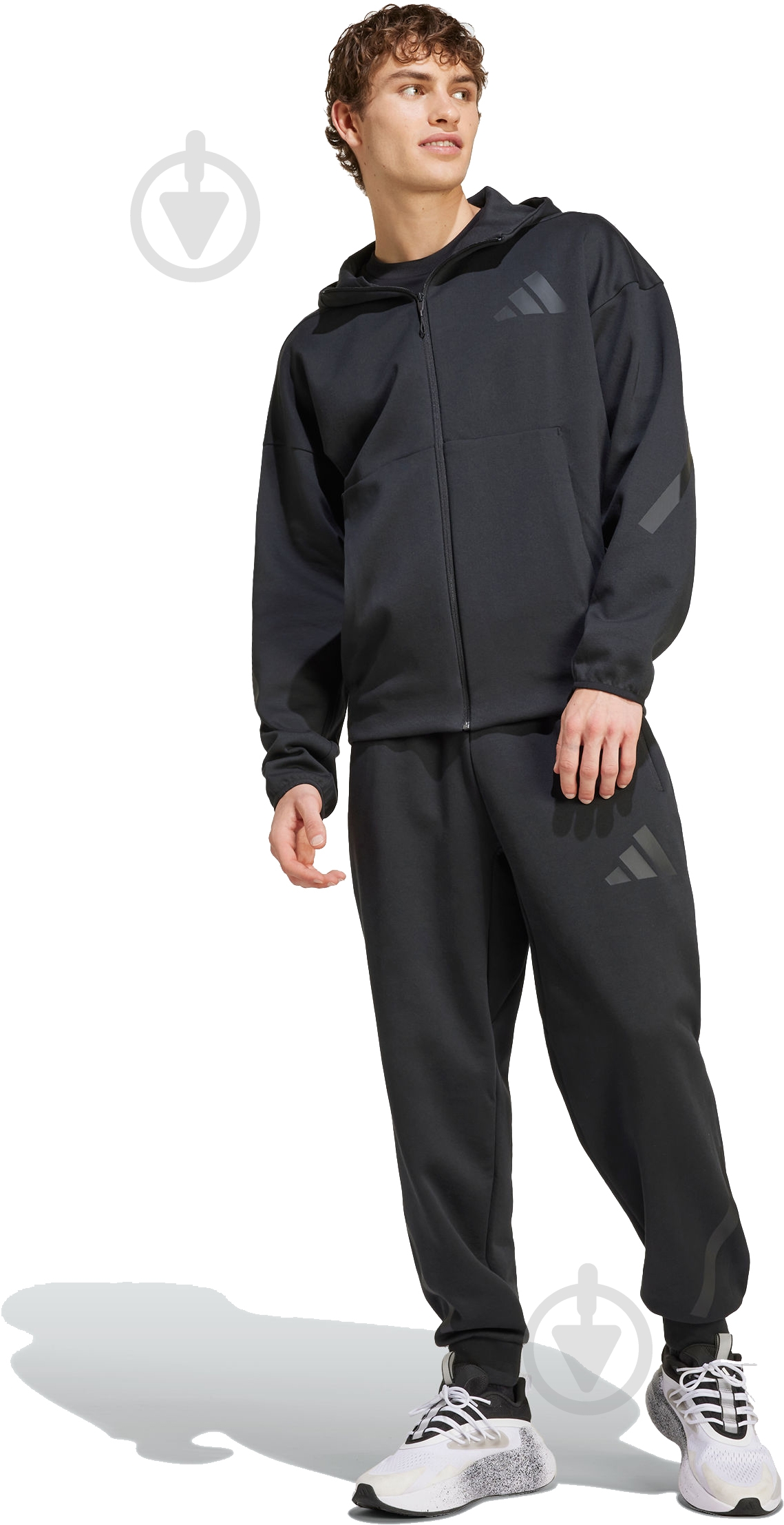 Джемпер Adidas M Z.N.E. FZ JE7538 р.S черный - фото 7