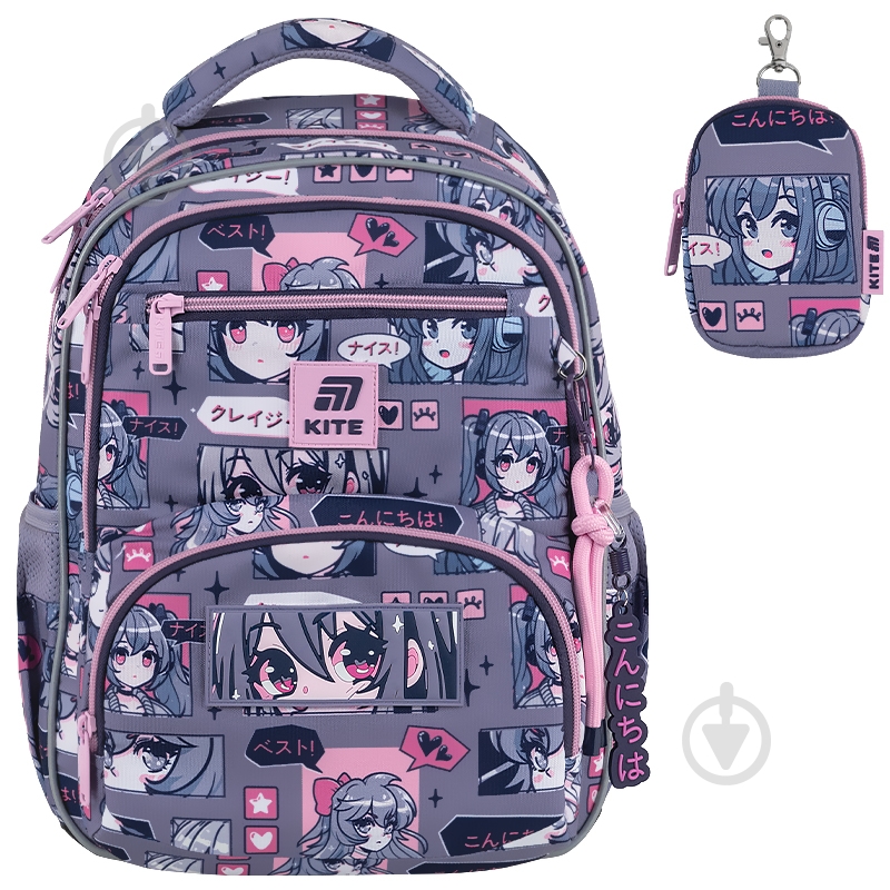 Рюкзак шкільний KITE Education Anime Girl K25-773M-5 - фото 1 Рюкзак шкільний KITE Education Anime Girl K25-773M-5 - фото 1