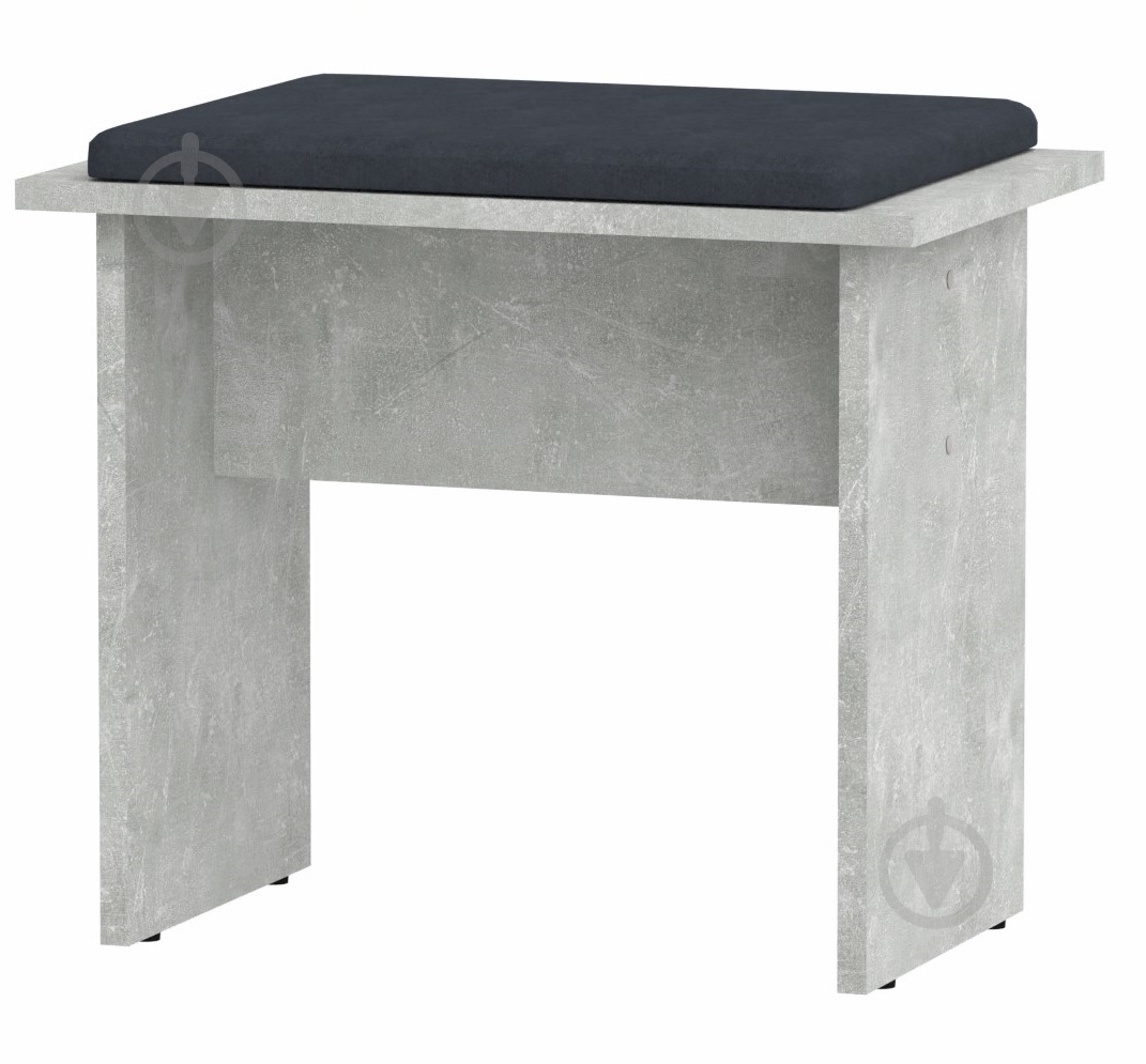 Табурет Компанит Т-7 балатон темно-серый / ателье светлое - фото 1