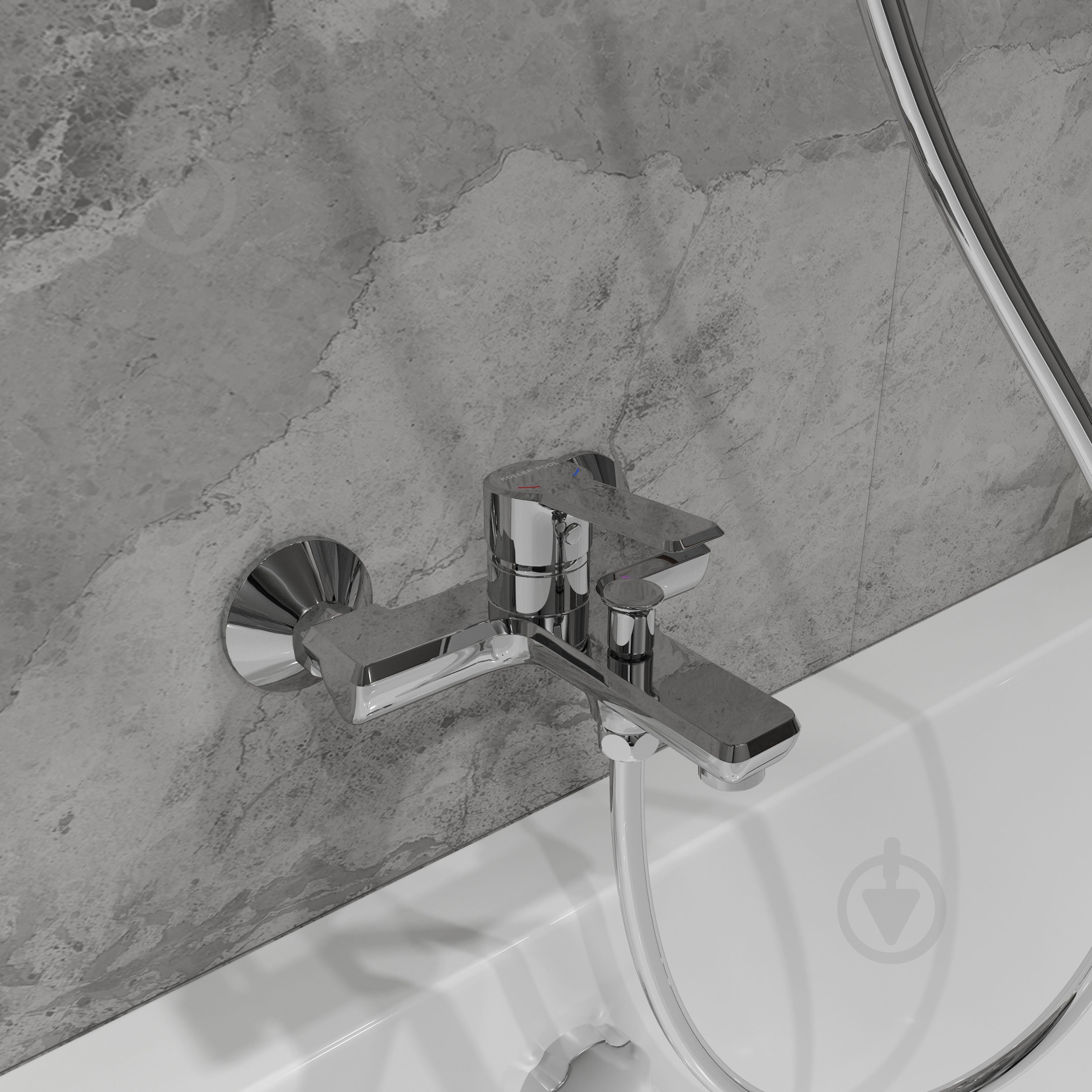 Смеситель для ванны Koller Pool Edge ED0100 - фото 2