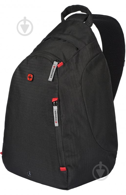 Рюкзак-слинг Wenger Compass Large 13" black 604427 - фото 2 Рюкзак-слинг Wenger Compass Large 13" black 604427 - фото 2