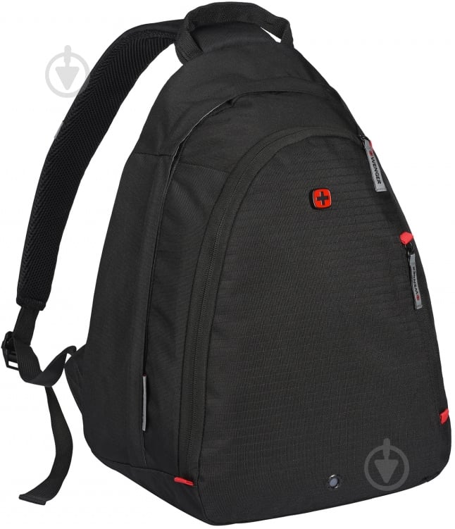 Рюкзак-слинг Wenger Compass Large 13" black 604427 - фото 3 Рюкзак-слинг Wenger Compass Large 13" black 604427 - фото 3
