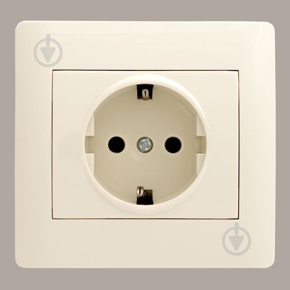 Розетка побутова із заземленням LXL Oscar IP20 кремовий TL1121A Cream - фото 1 Розетка побутова із заземленням LXL Oscar IP20 кремовий TL1121A Cream - фото 1