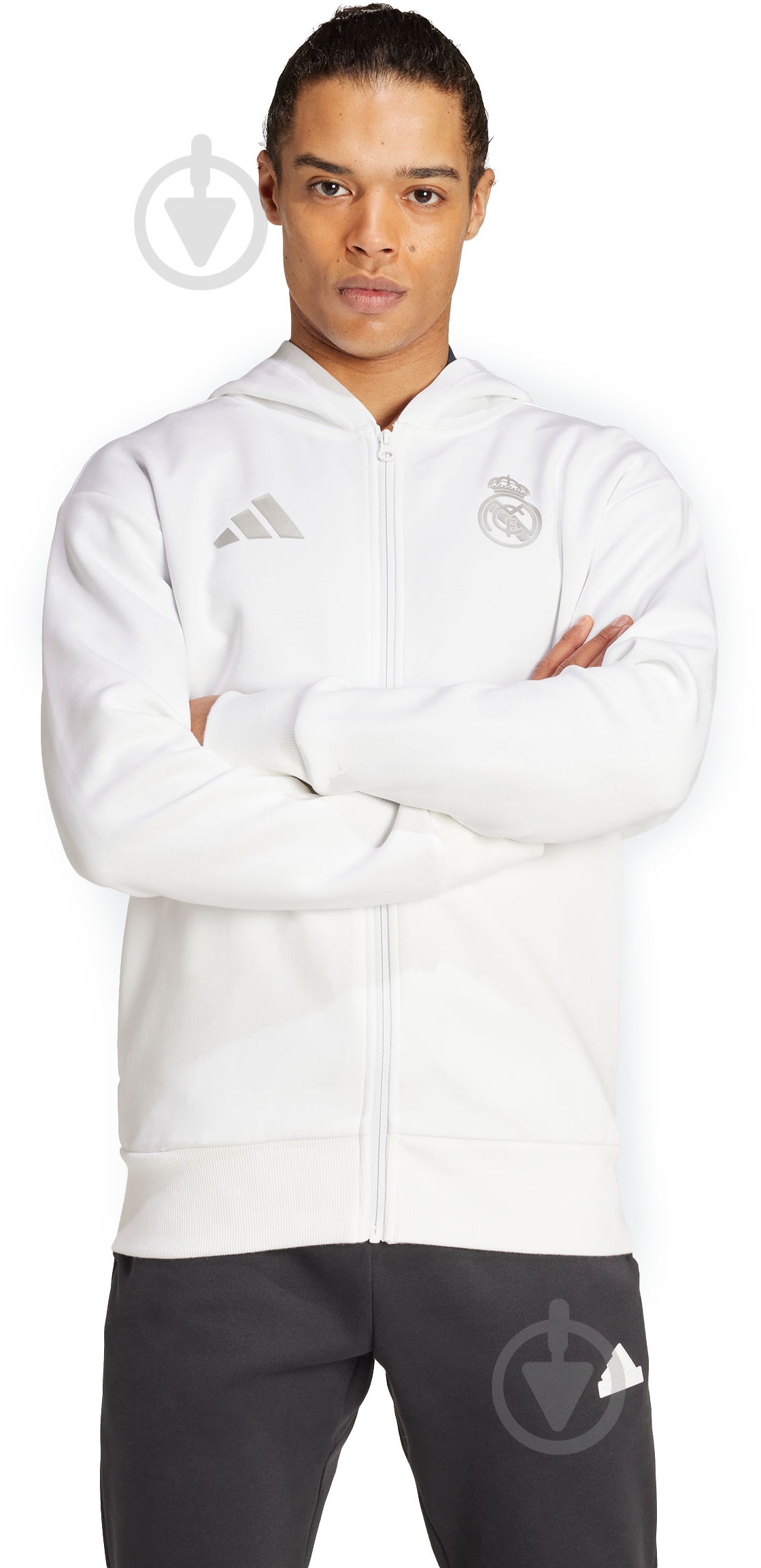 Джемпер Adidas REAL ANTH JKT IT3805 р.XL белый - фото 1 Джемпер Adidas REAL ANTH JKT IT3805 р.XL белый - фото 1