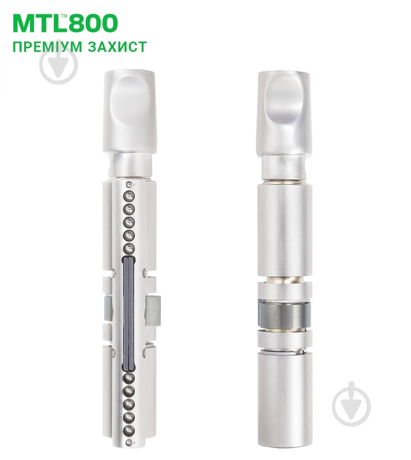 Цилиндр Mul-T-Lock MTL800/MT5+ 35x35 ключ-вороток 70 мм никель сатин - фото 4