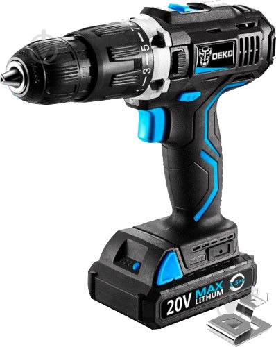 Шуруповерт аккумуляторный DEKO GCD20DU-S4 - фото 1 Шуруповерт аккумуляторный DEKO GCD20DU-S4 - фото 1