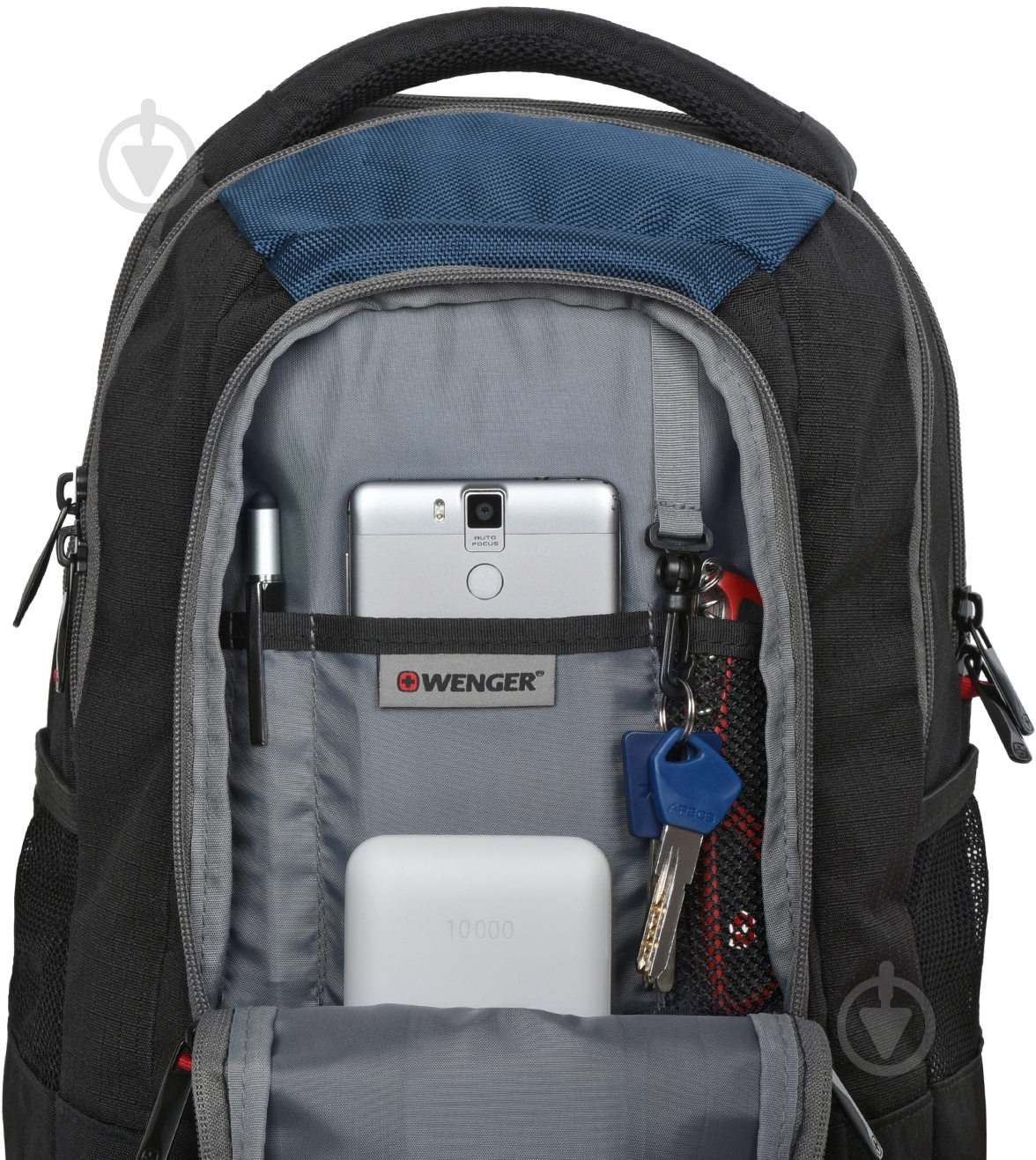 Рюкзак Wenger Air Runner Essential 16" navy blue 604432 - фото 14