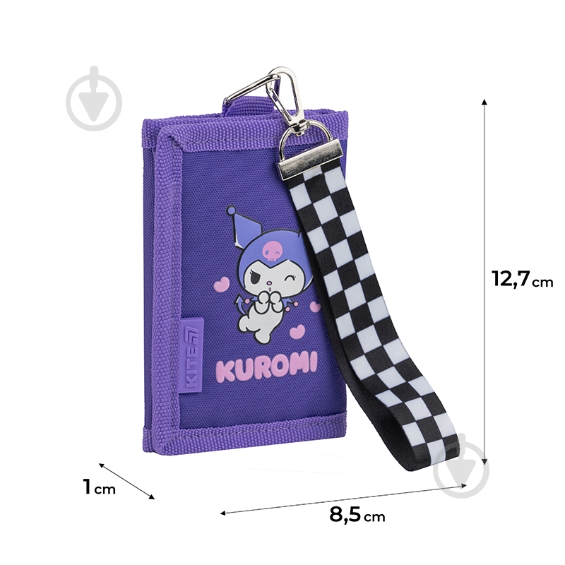 Кошелек Kuromi HK25-598-2 KITE фиолетовый - фото 2
