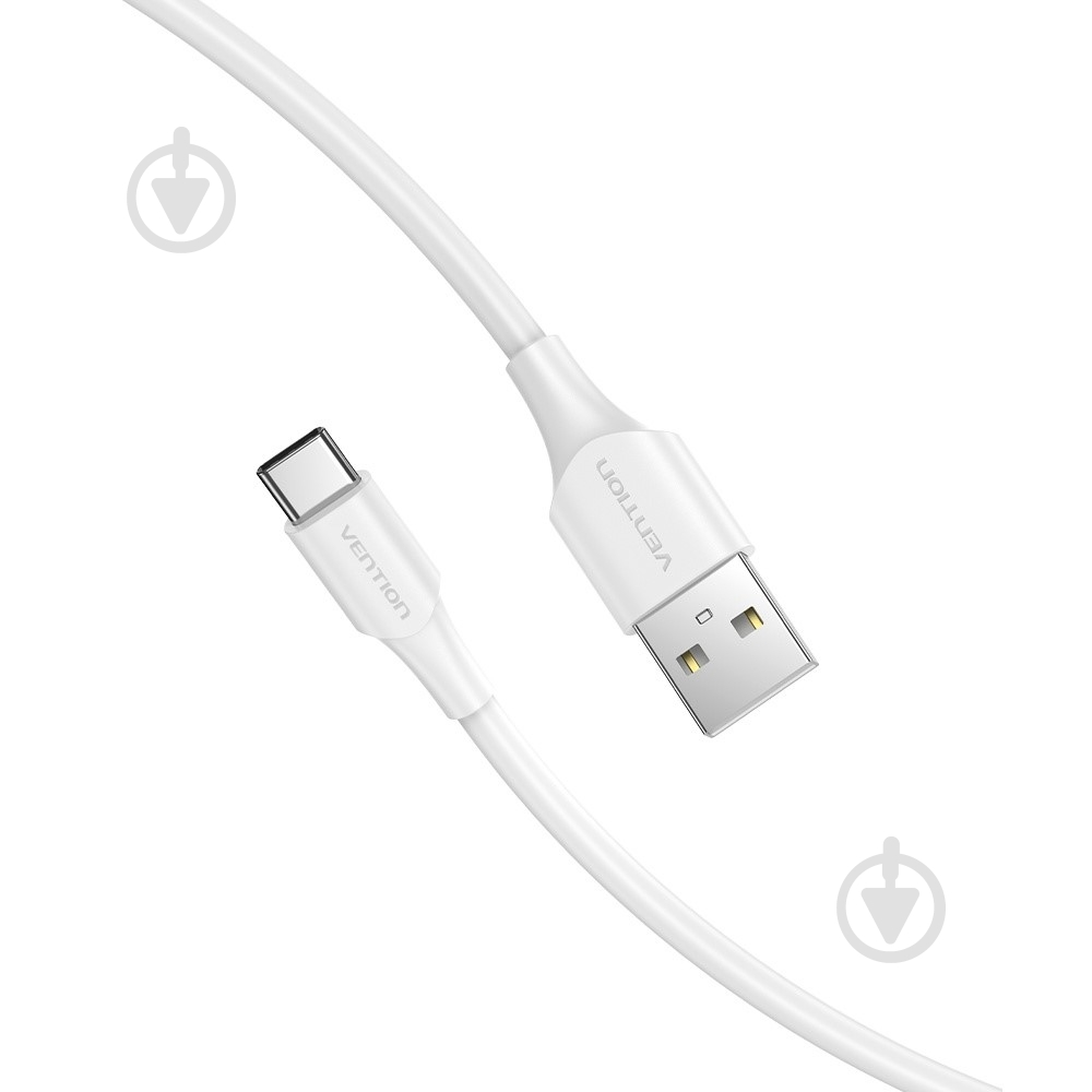 USB-кабель Vention USB 2.0 AM-Type-C M 18 Вт 1 м белый (CTHWF) - фото 2 USB-кабель Vention USB 2.0 AM-Type-C M 18 Вт 1 м белый (CTHWF) - фото 2