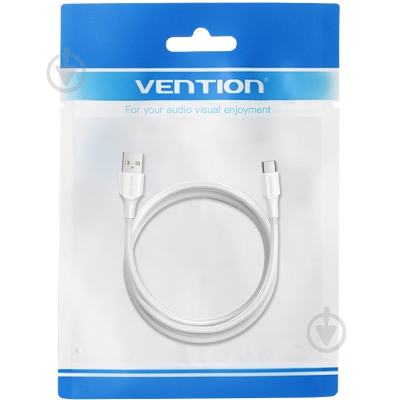 USB-кабель Vention USB 2.0 AM-Type-C M 18 Вт 1 м белый (CTHWF) - фото 3 USB-кабель Vention USB 2.0 AM-Type-C M 18 Вт 1 м белый (CTHWF) - фото 3