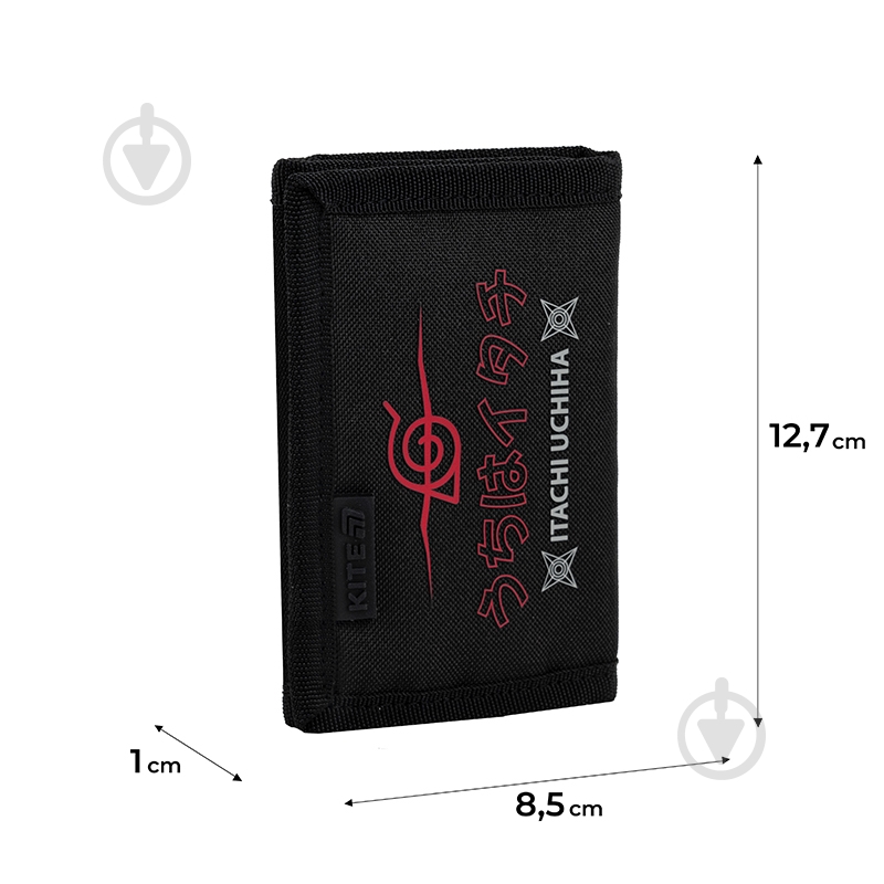 Кошелек Naruto Shippuden NR25-598 KITE черный - фото 2