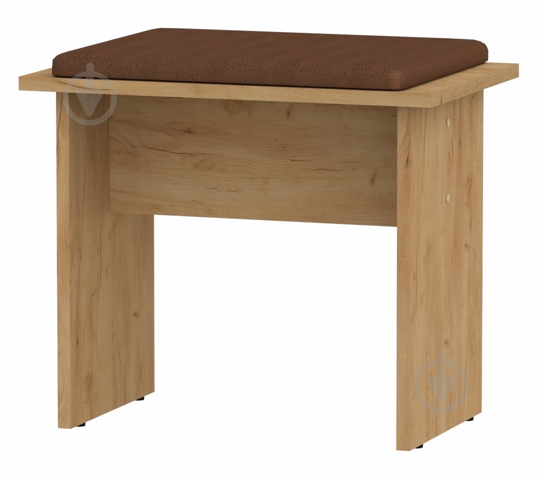 Табурет Компаніт Т-7 бронза / дуб крафт золотий - фото 1