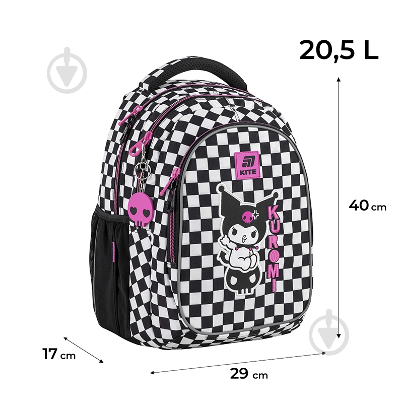 Рюкзак KITE Education teens Kuromi HK25-8001M - фото 2