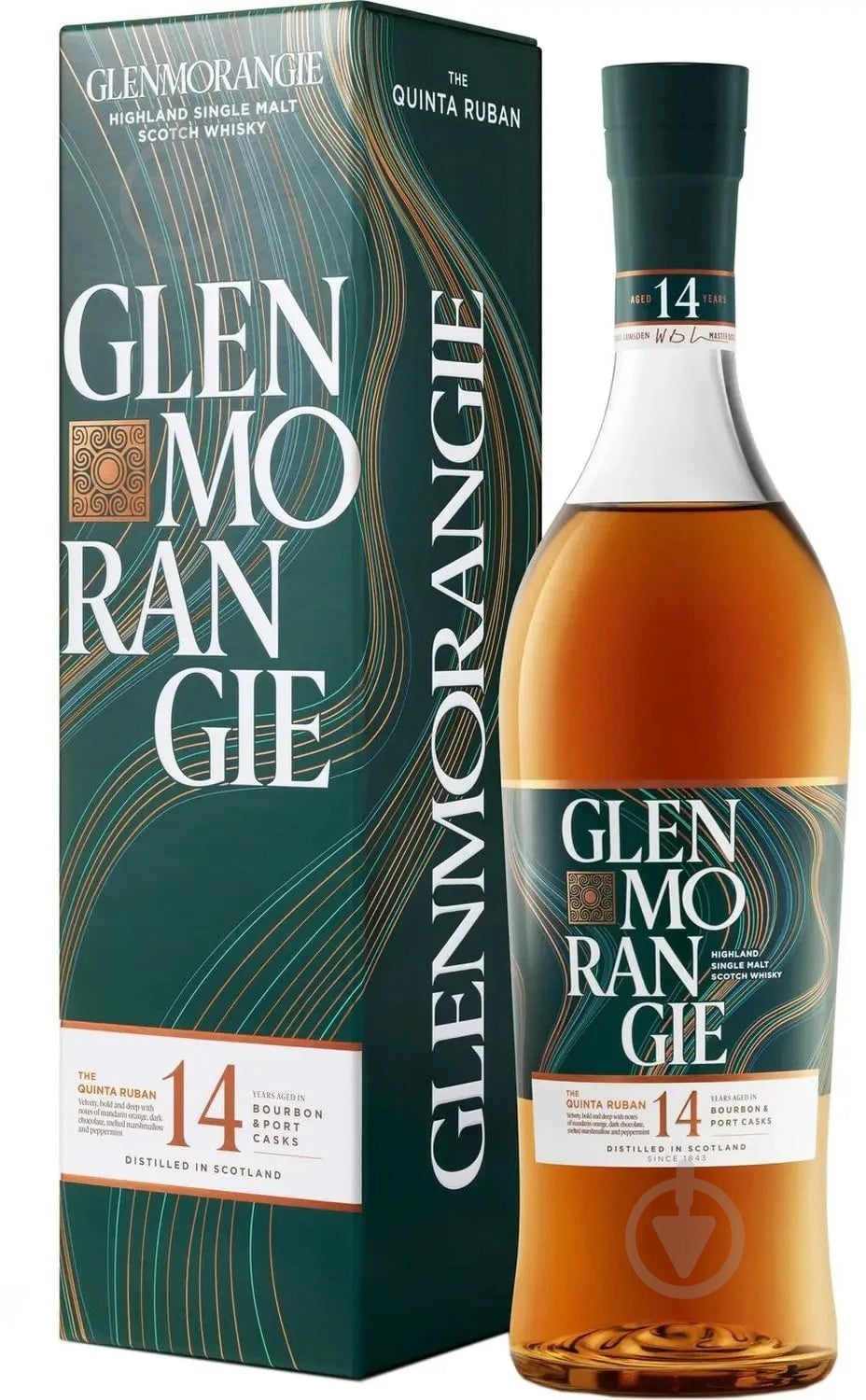 Виски Glenmorangie Quinta Ruban 14 лет выдержки в подарочной упаковке 0,7 л - фото 1