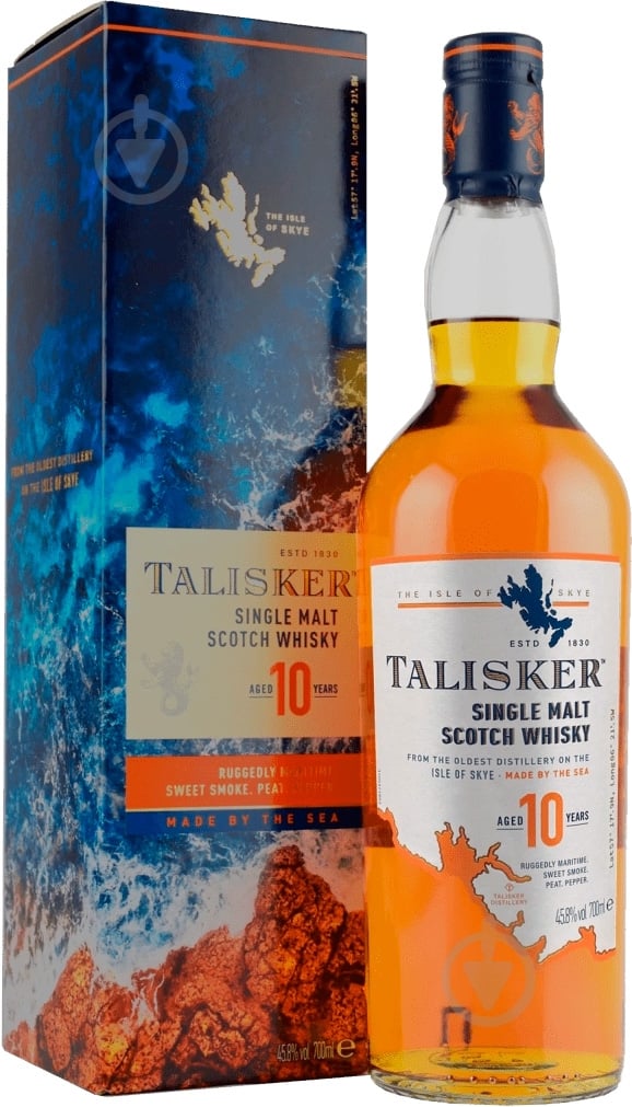 Виски Talisker 10 лет выдержки 0,7 л - фото 1