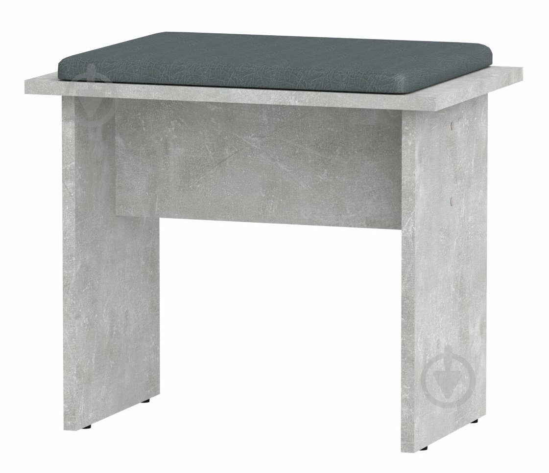 Табурет Компаніт Т-7 сірий / ательє світле - фото 1 Табурет Компаніт Т-7 сірий / ательє світле - фото 1