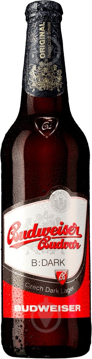 Пиво Budweiser Budvar B Dark темное фильтрованное 4,7% 0,5 л - фото 1