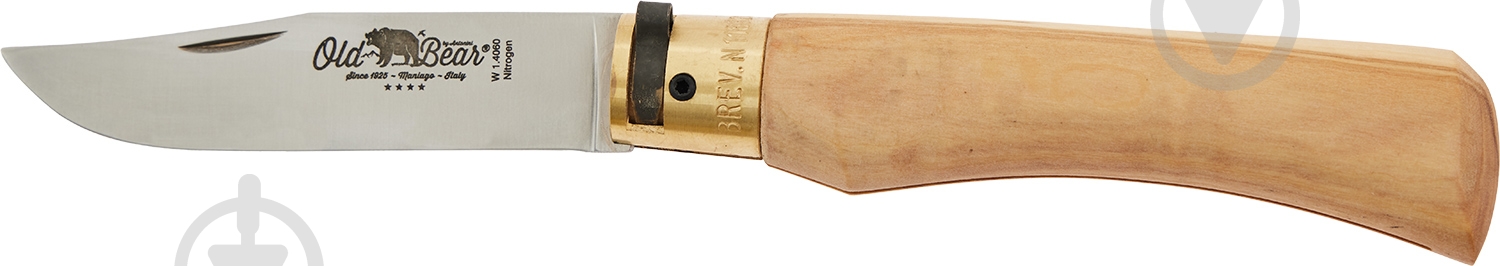 Нож складной Old Bear Classic XL, 420 steel, Olive wood 1331.00.09 - фото 1 Нож складной Old Bear Classic XL, 420 steel, Olive wood 1331.00.09 - фото 1