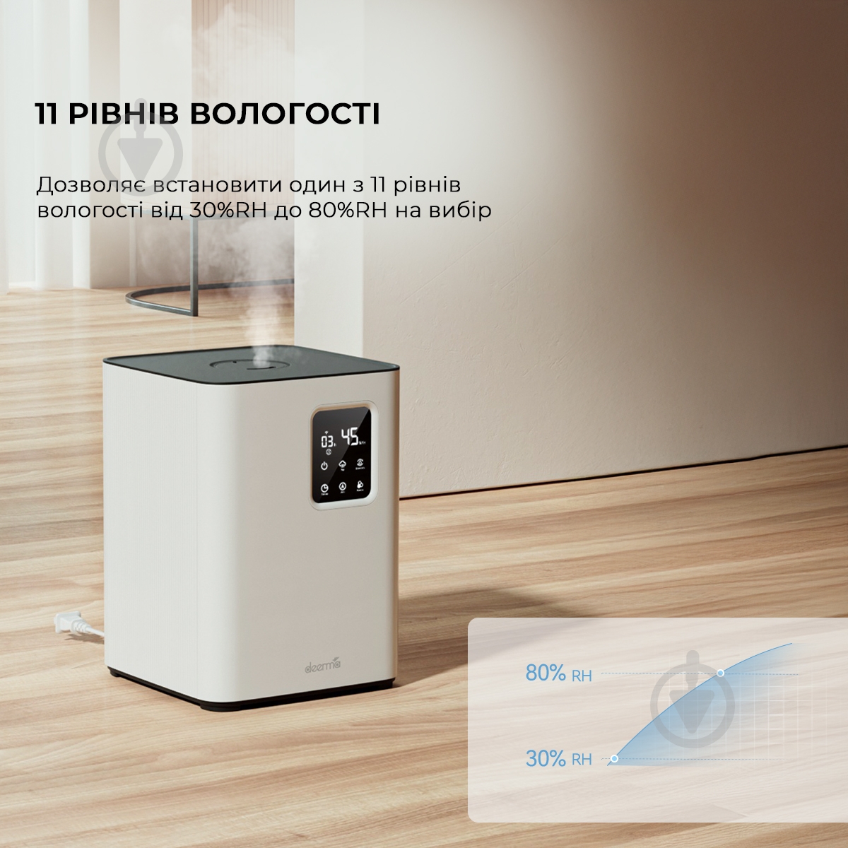 Увлажнитель воздуха Deerma DEM-F951W - фото 8
