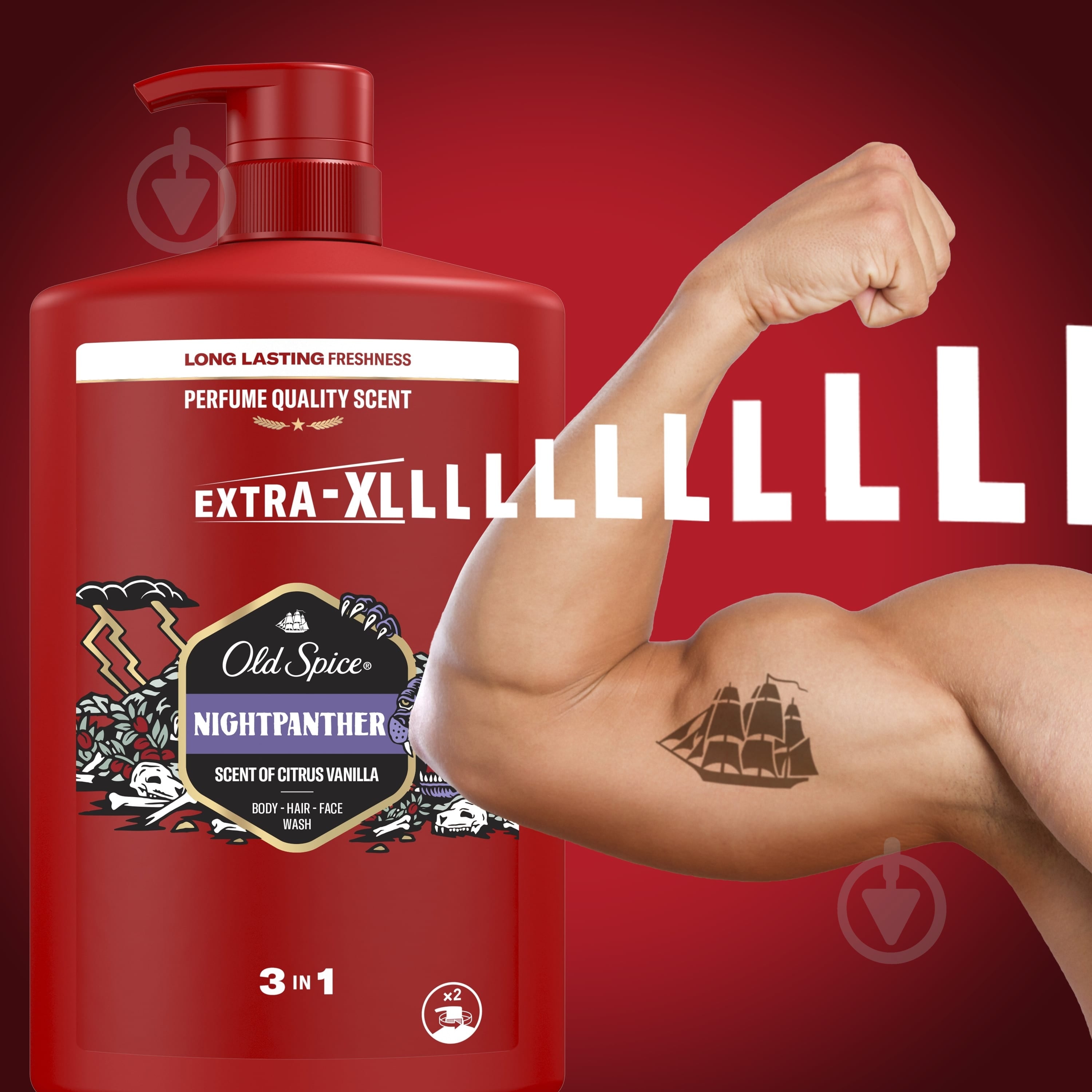 Гель для душа Old Spice 3-в-1 Night Panther 1000 мл - фото 9