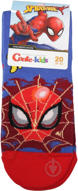 Шкарпетки дитячі для хлопчиків Conte-Kids дитячі, CK MARVEL 355 17С-132СПМ р.20 синій із червоним - фото 4 Шкарпетки дитячі для хлопчиків Conte-Kids дитячі, CK MARVEL 355 17С-132СПМ р.20 синій із червоним - фото 4