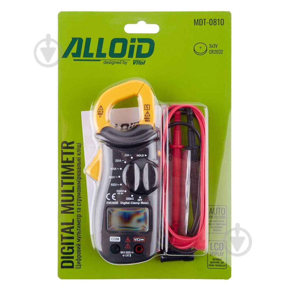 Мультиметр цифровой Alloid MDT-0810 - фото 3