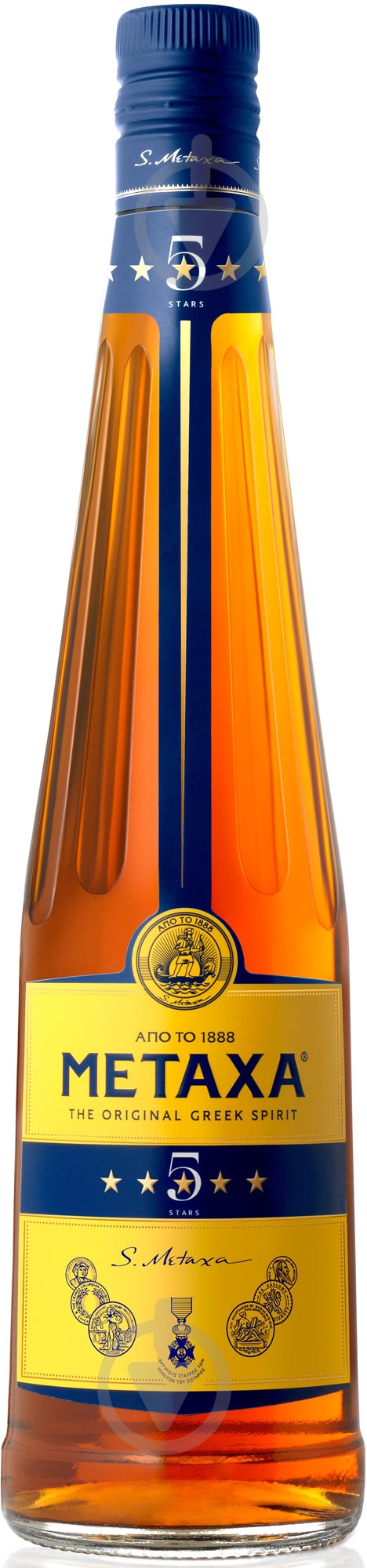 Бренди Metaxa 5 звездочек 1 л - фото 1