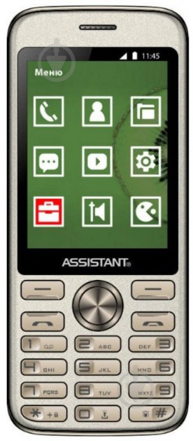 Мобильный телефон Assistant AS-204 gold - фото 1