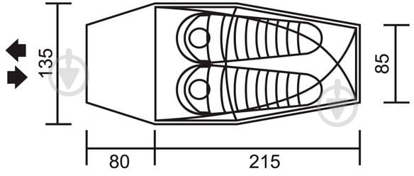 Палатка туристическая RED POINT Lighthouse Y2 RPT045 - фото 5 Палатка туристическая RED POINT Lighthouse Y2 RPT045 - фото 5