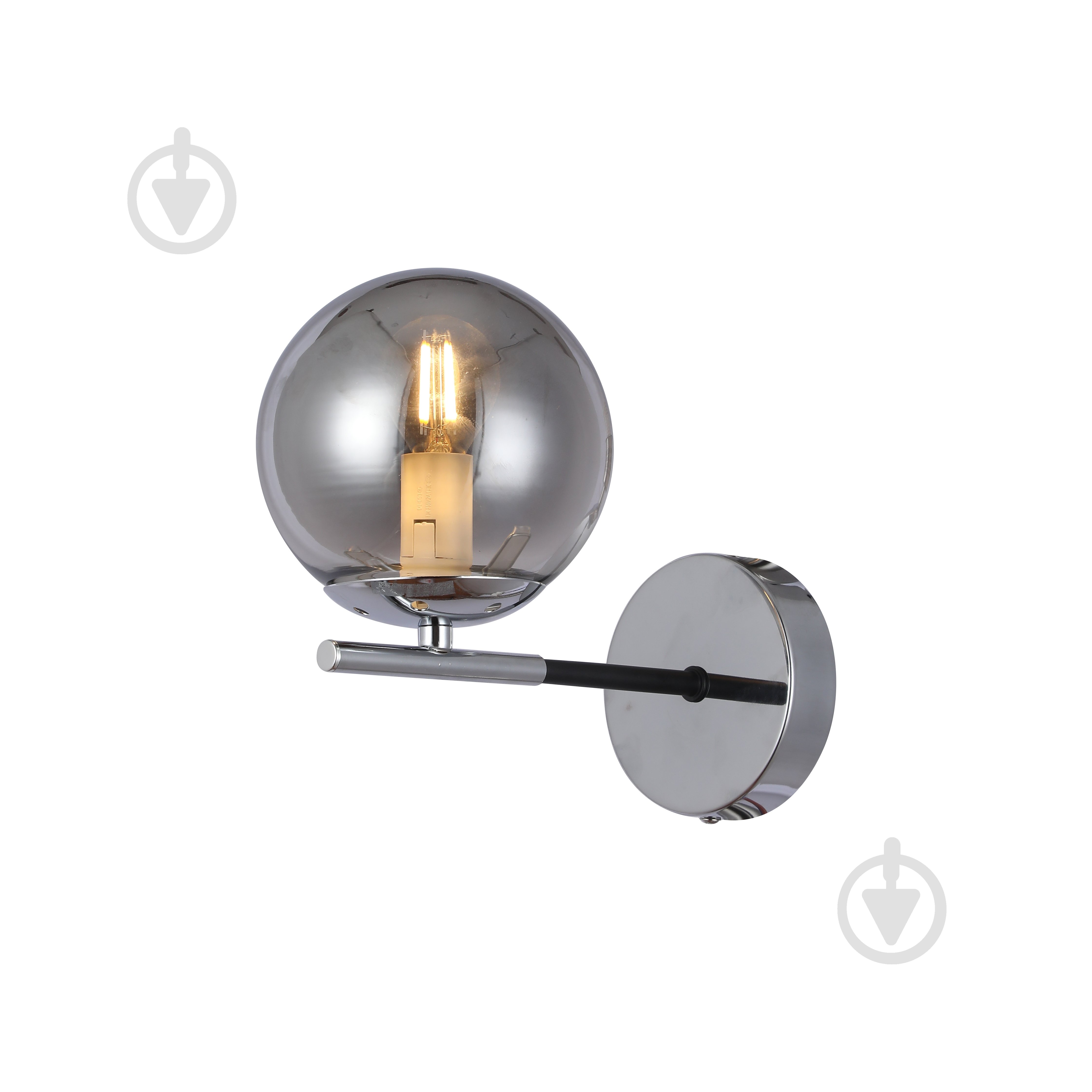 Бра WunderLicht 1x40 Вт E14 хром OM8274-11 - фото 1 Бра WunderLicht 1x40 Вт E14 хром OM8274-11 - фото 1