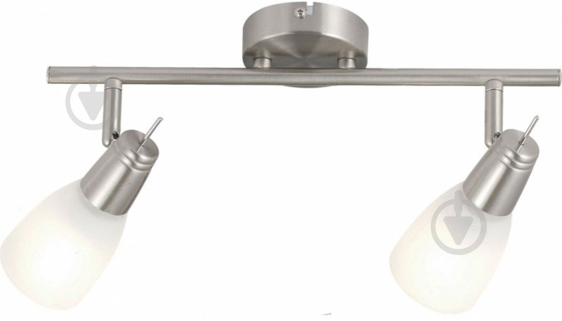 Спот Globo Linac 2x13 Вт E14 матовый никель 54925-2 - фото 1