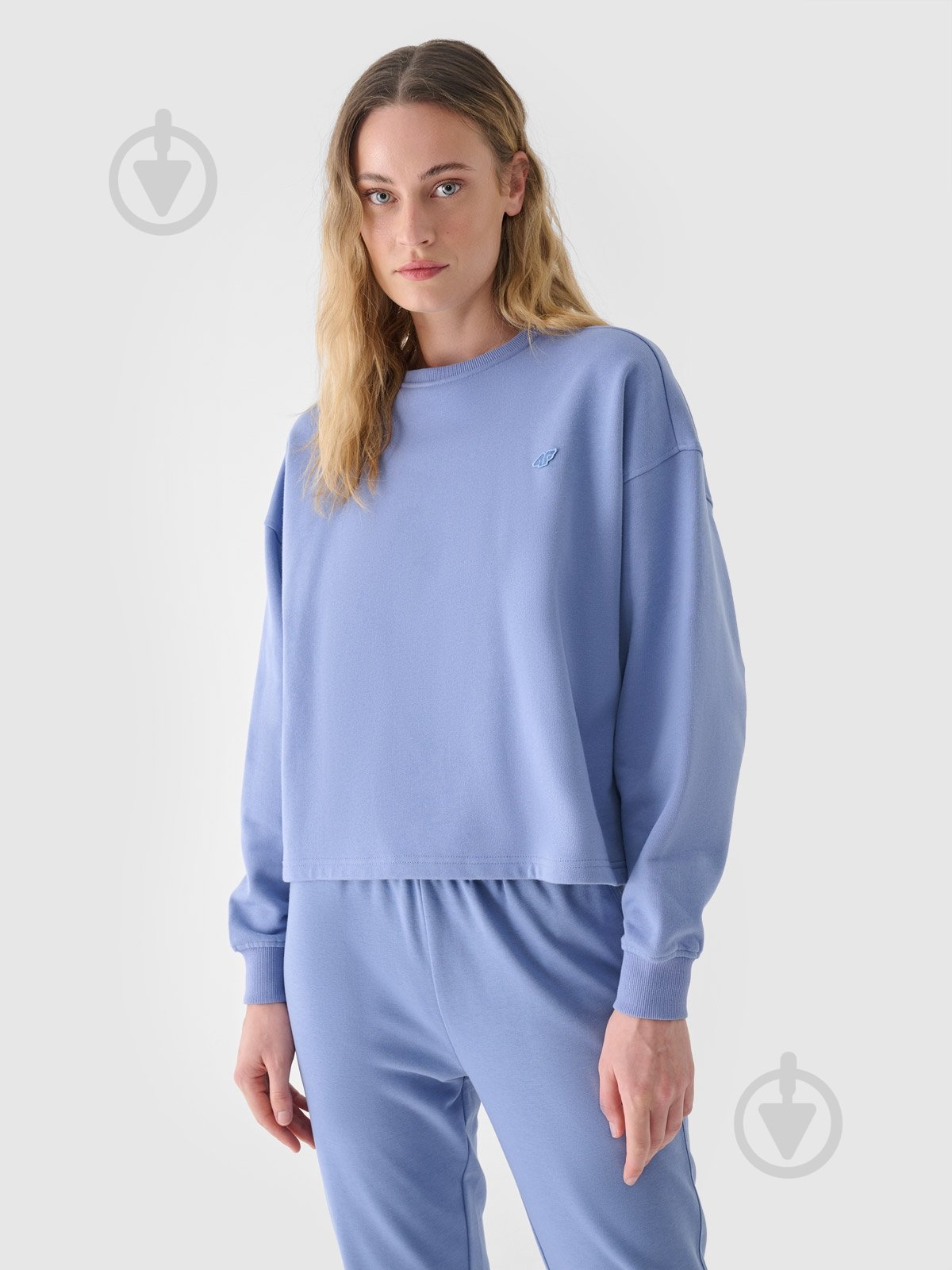 Свитшот 4F SWEATSHIRT F1305 4FWAW24TSWSF1305-32S р.L синий - фото 1 Свитшот 4F SWEATSHIRT F1305 4FWAW24TSWSF1305-32S р.L синий - фото 1