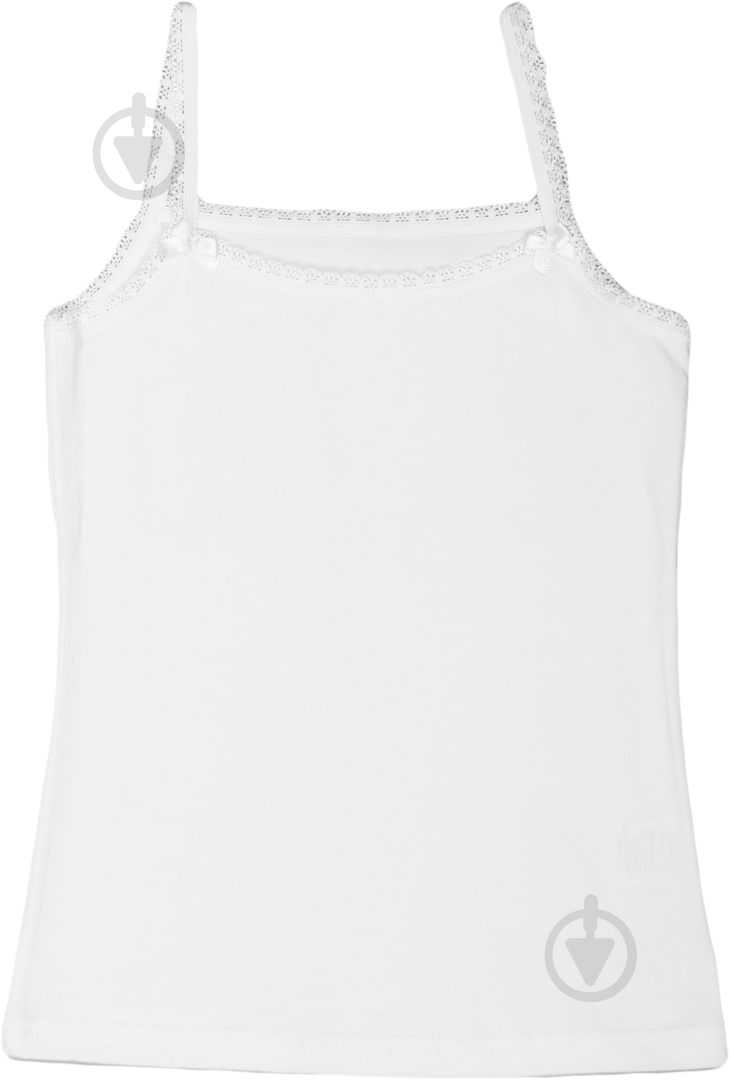 Майка дитяча для дівчатокдитячі р.128 білий 330004 - фото 1 Майка дитяча для дівчатокдитячі р.128 білий 330004 - фото 1