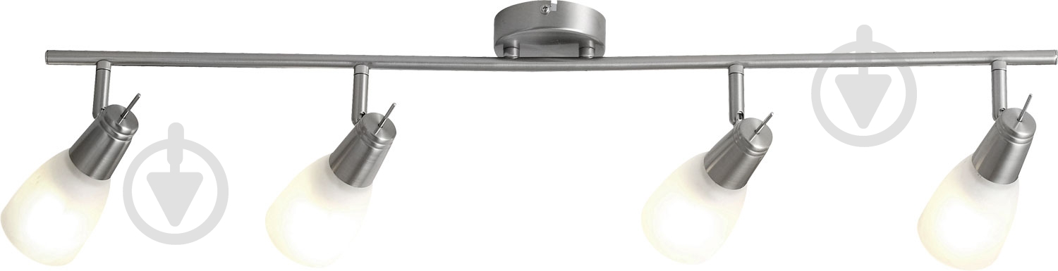 Спот Globo Linac 54925-4 4x13 Вт E14 матовый никель 54925-4 - фото 1 Спот Globo Linac 54925-4 4x13 Вт E14 матовый никель 54925-4 - фото 1