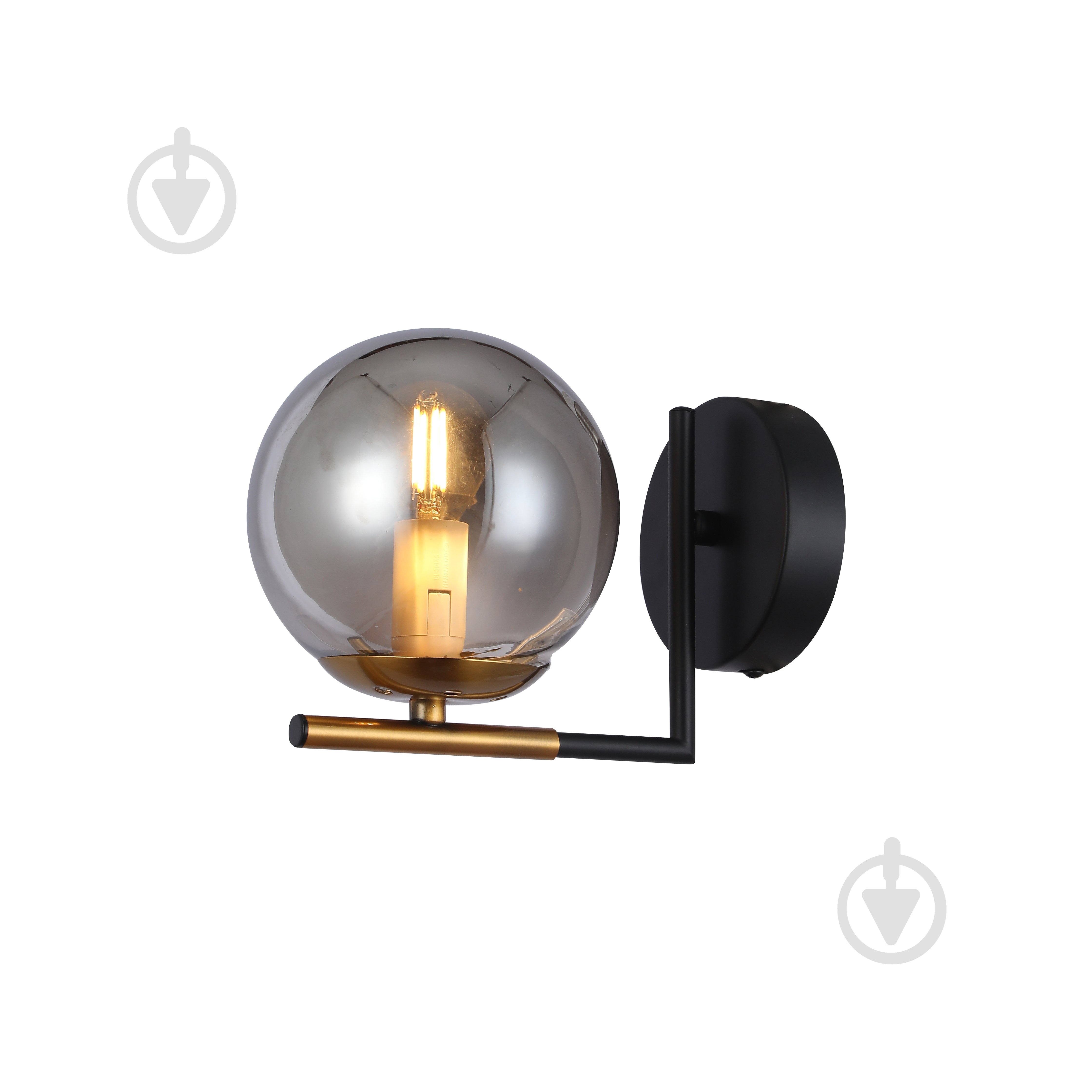 Бра WunderLicht 1x60 Вт E27 золотой OM8282-11 - фото 1