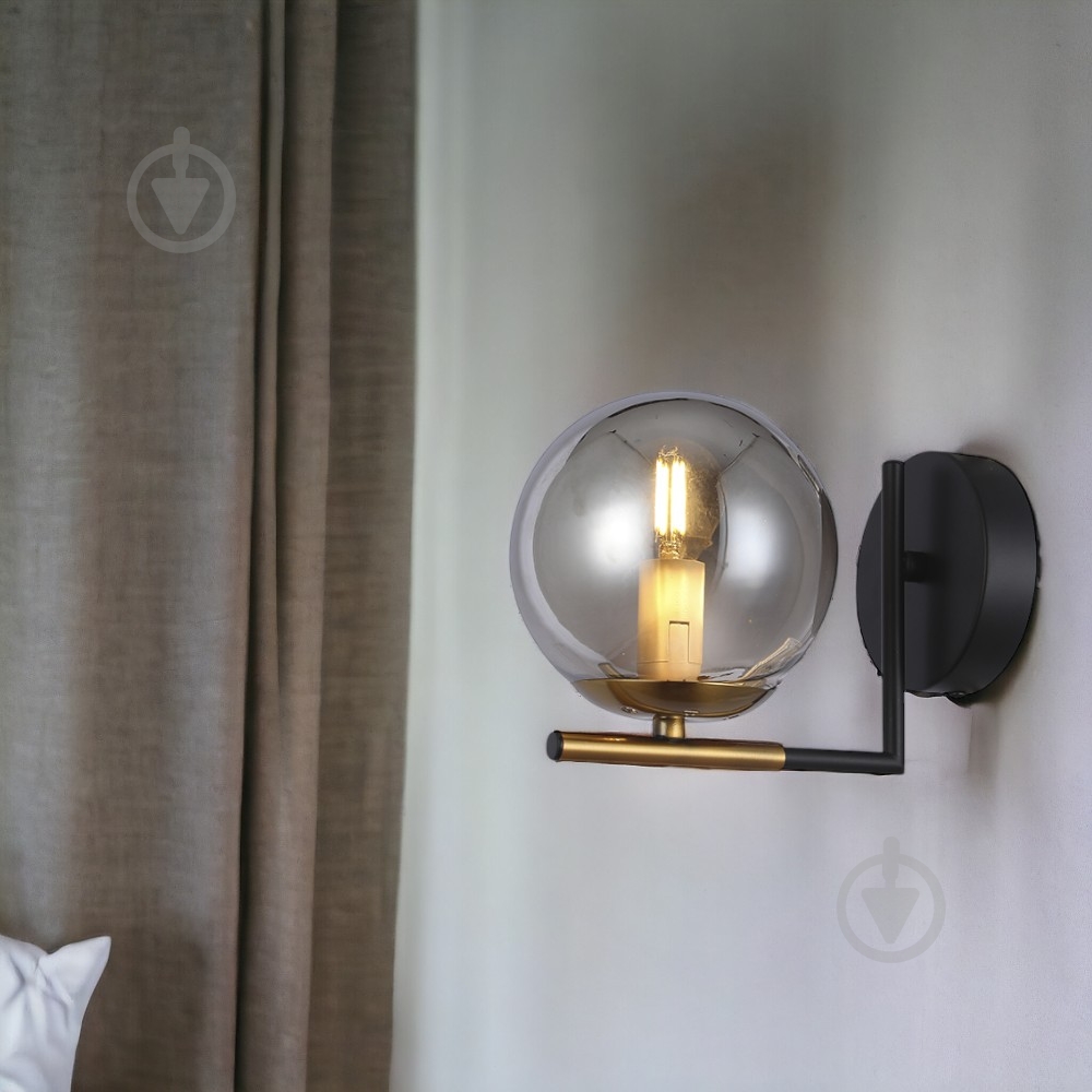 Бра WunderLicht 1x60 Вт E27 золотой OM8282-11 - фото 3